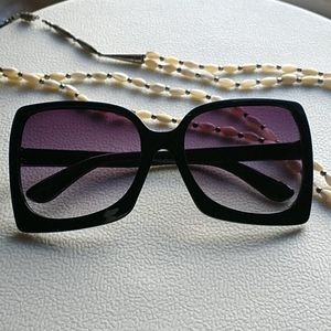 🌿Black Retro Squared Sunglasses🌿NWOT